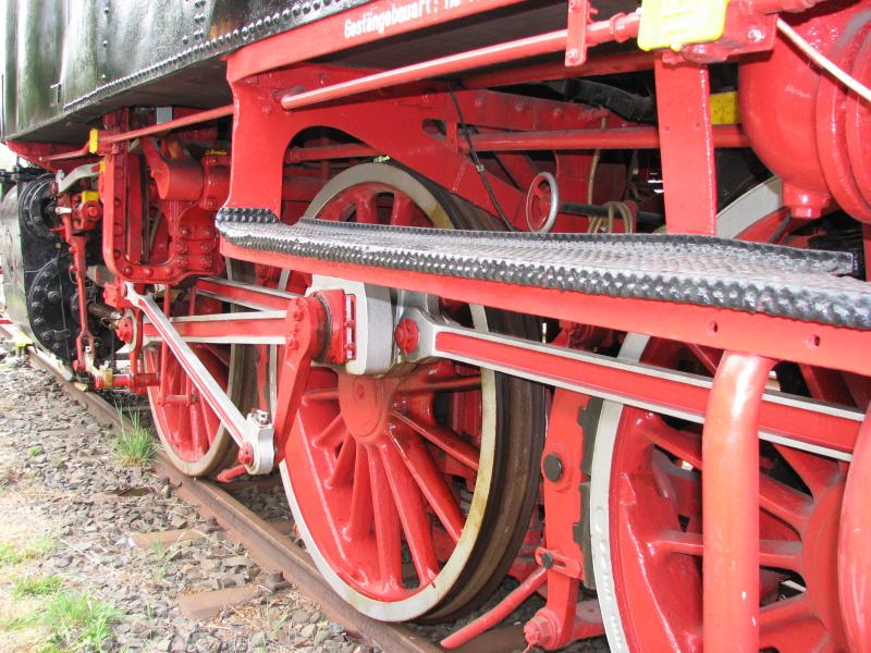 Das hervorragend restaurierte Triebwerk der 64 019