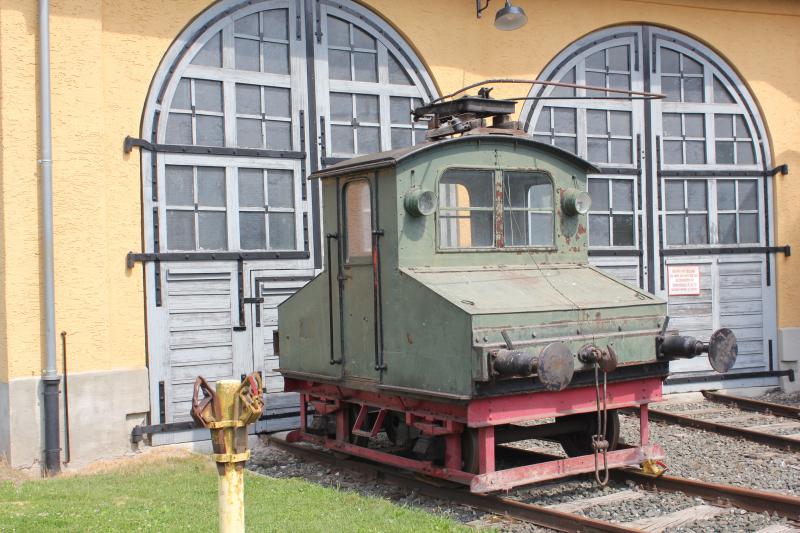 Die Maschine wurde 1902 von der AEG gefertigt